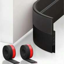 Self-Adhesive PVC Round Decorative Trim, Flexible Bendable Corner Guard Strip, Peel And Stick Edge Sealing Strip, Suitable For Wall Edges, Cabinets, Ceilings, Baseboards, Door Frames, Home DIY Renovation - Door Gap Seal - View 14