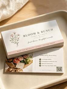 500/1000Pcs Laminated Double-Sided Custom Business Cards, Personalized QR Code Business Cards, Can Be Customized With Printed Name, Phone Number, Address, Logo, And Text Information. Professional Business Cards Can Be Customized, Suitable For Workplaces, Offices, Company Employees, Business Marketing, Social Networking, And Personal Promotion. - Customized Business Cards - View 4