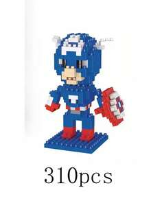Disney The Avengers Spider-Man Building Blocks 310PCS Action Cartoon Character Superhero Hulks Groot Brick Model Building Block For Birthday Gifts - Multicolor - View 21