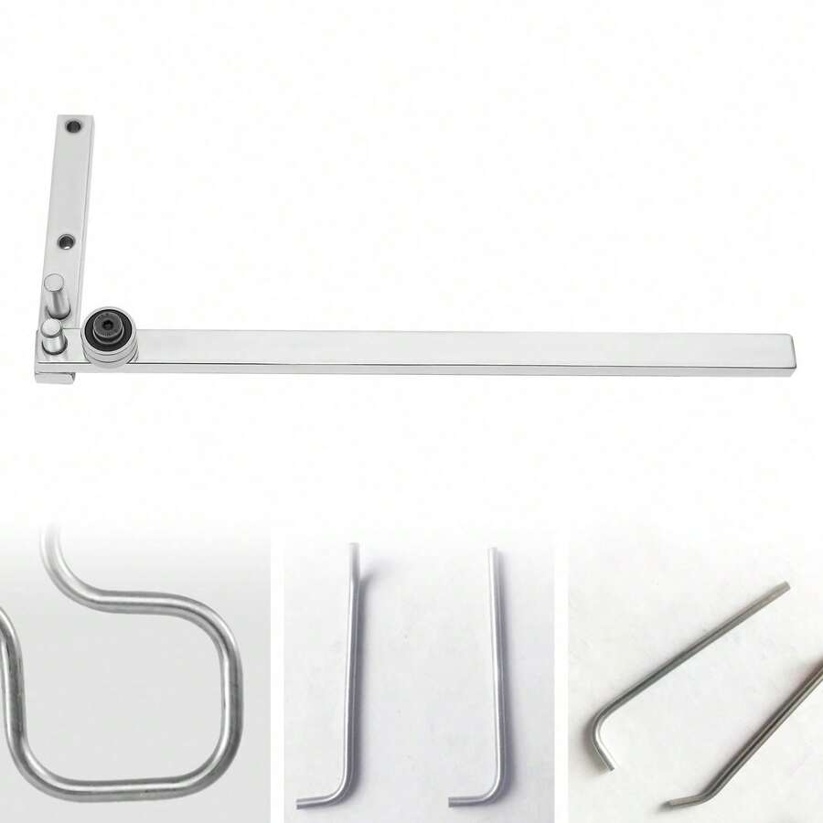 Manuelle Biegemaschine, DIY-kreative Handwerkzeuge, Tragbare Biegemaschine, Maximaler Biegedurchmesser 0,8 Cm, 41 * 16 * 5 Cm - Silber - Übersicht 1