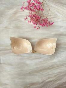 Women's Lingerie Accessory (Nipple Covers) Single Pack, Breast Pads With Straps, Invisible Lift-Up Cup Bra - Baby Pink - View 3