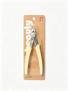 Upgraded Cream White Metal Heavy Duty Nail Rhinestone Remover, Diamond Decoration Scissor Rhinestone Remover, Diamond Decoration Scissor... With Card Packaging, Professional Salon Nail Tools - Multicolor - View 9