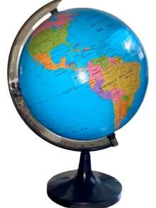 Large Rotating Globe Map, 20cm, Educational School Globe, 1pc - A - View 4