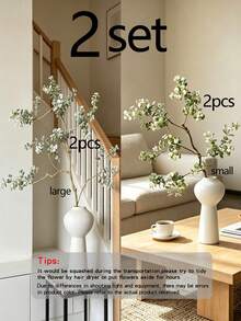 92/54cm Artificial Plants, Artificial Eucalyptus Branches And Leaves, Artificial Flowers, Suitable For Wedding Decor, Home Decor, Holiday Decor, Housewarming Gift, Birthday Gift, Living Room Decor - Multicolor - View 16