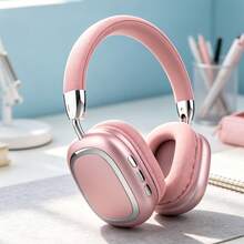 Gerripuer 新款耳罩式無線耳機 HIFI 高解析通話 舒適 MP3 可折疊旋轉伸縮 ABS 塑料金屬質感 高端商務禮品 5.3 智能晶片 HIFI 音質 雙設備連接 超長續航 簡約便攜 低延遲 HiFi 立體聲 適用於手機、電腦與遊戲耳機 - 粉色 - 查看 12
