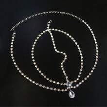 Bohemian Fashion Chain Hair Accessory Chain, Shiny Jewelry Accessory For Women, Suitable For Banquet, Party And Dance - Silver - View 5