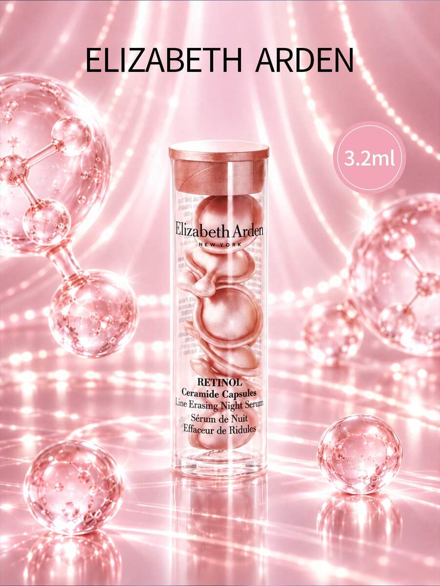 Elizabeth Arden Serum Pembaruan Kulit Cepat dengan Kapsul Retinol + HPR Ceramide - 3,2 ml - View 1