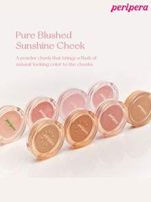 K-Beauty Peripera Matte Blush Palette + Ink Mood Water Gloss Lip Tint, Fine Texture, Long-Lasting, Multi-Functional, Hydrated Glow, Korean Makeup Set - Blush & Tint Glow Set - View 8
