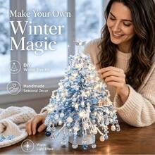 1PC-New DIY Beaded Christmas Tree Kit Handmade Craft Material Pack Christmas Decoration Desktop Ornament-Anime Gift-Anime Merchandise-IP-Birthday Gift- Gift-Christmas Gift(Light String Not Included, Product Link Does Not Include Light String) - Multicolor - View 2