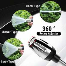 1pc Portable Handheld High‑Pressure Car Wash Spray Gun With Alloy Long Extension Rod And Non‑Slip Handle, Multi‑Use Water Sprayer Nozzle For Car Exterior Washing, Garden Watering, Patio Rinsing And Household Outdoor Surface Cleaning - View 6