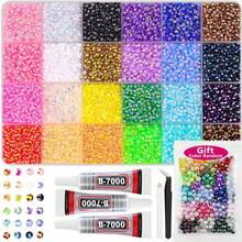 Resin Jelly Rhinestone Decor, Colorful 3mm Flat Back Rhinestones, Rhinestone Art Decoration, Decoration Set, Suitable For Handmade Crafts, Personalized Gift - 3mm - View 19