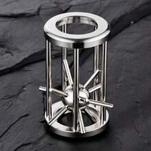 Stainless Steel Puzzle Ball, Challenging 3D Brain Teaser For Adults, Ideal Valentine's Day Or Birthday Gift For Men And Women, Fun Party Trick For Ages 14 And Up - A - View 7