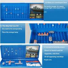 1pc-Sea Battle Chess 2-Player Strategy Board Game - Logical Thinking Battleship Combat Toy - Interactive Casual Party Educational Battle Game (Random Packaging Style) - Multicolor - View 4
