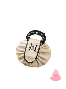 Travel Portable Drawstring Storage Bag, 26 Letter Drawstring Makeup Bag, Travel Portable Drawstring Storage Bag, Cosmetics Travel Toiletries Storage Bag, Gift Storage Bag, Cosmetics Bag, Travel Essentials, Women's Christmas Halloween Gift - Multicolor - View 20