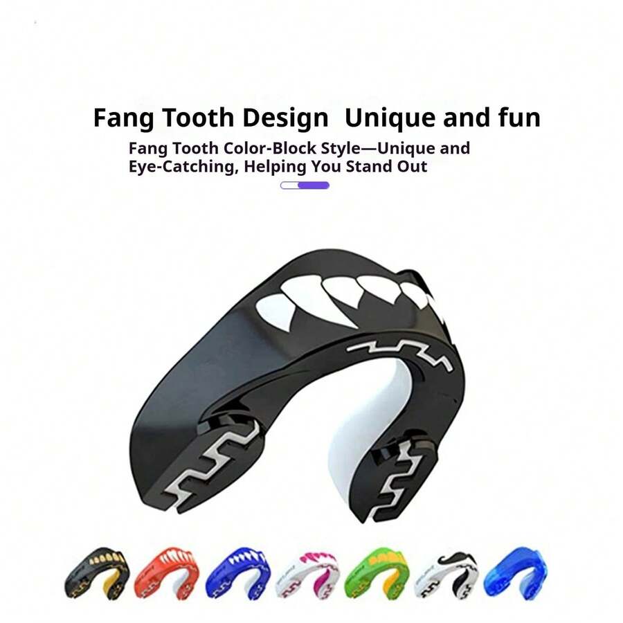 1 Box Football Basketball Rugby MMA Mouth Guard (Mouthpiece, EVA Material), Wear-Resistant, Shock-Absorbing, 30% Enhanced Sports Protection, Essential For Boxing Taekwondo, Combat Sports Protective Gear, Suitable For Teenagers And Adults
