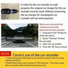 Dash Cam, 4-Channel Black Box Dash Cam, Car Dash Cam, Left/Right/Front/Rear Cameras, Wide Angle, Adjustable Lens, Loop Recording, Night Vision, 150mAh Battery - 4 Camera - View 11