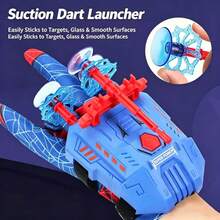 Spider Launcher Game, Fires 2 Bullets, Soft Ball With Spider Web Spring, Spider Glove, Hero Toy, Kids Wear On Arm, Interactive Game, Holiday Gift For Boys - Multicolor - View 4
