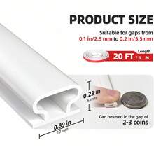 Self Adhesive Door Window Sealing Strip, Weather Stripping Noise Reduction Draft Stopper, Waterproof Dustproof Sound Insulation Rubber Seal For Door Frame Window Gap - Multicolor - View 10