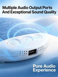 Pillow Sleep Speaker, Portable Sleep Companion Sound System, Stereo Bass Speaker, USB Rechargeable, Auto-Off Design, Suitable For Bedroom Relaxation - one-size - View 8
