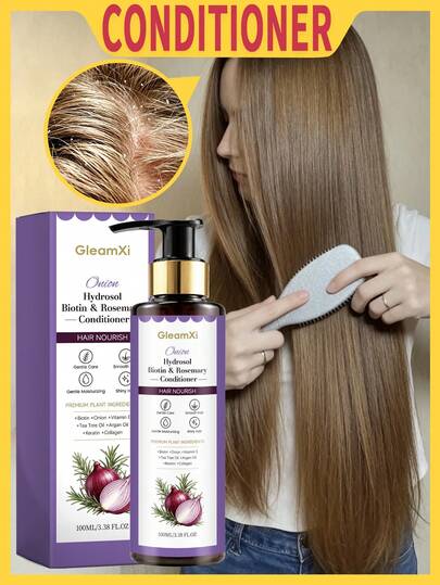 1 pieza Acondicionador de Romero de 100ml, Acondicionador Hidratante & Suavizante, Acondicionador Control de Grasa & Anticaspa, Cuidado Suave para las Raíces del Cabello, Cuidado del Cabello Hidratante & Suavizante, Acondicionador Diario, Reparar & Mejorar el Cabello Encrespado & Dañado, Reparar Cabello Seco, Permeado, Teñido & Dañado, Control de Grasa & Voluminizador & Anticaspa, Reparar Cabello Enredado, Puntas Abiertas, Rotura, Sequedad, Caspa & Otros Problemas del Cabello, Conveniente para Uso Doméstico, Fácil de Llevar para Viajes