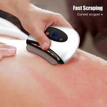 Handheld Electric Gua Sha Board With Constant Temperature Heat Therapy And Vibration Massage Tool - Heating Vibration Gua Sha Device For Neck, Face, Eyes And Body - 650mAh - View 7