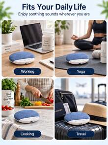 Pillow Sleep Speaker, Portable Sleep Companion Sound System, Stereo Bass Speaker, USB Rechargeable, Auto-Off Design, Suitable For Bedroom Relaxation - one-size - View 6