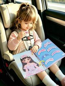 1 buah Buku Aktivitas Bermain Peran Putri, Cocok untuk Anak Usia 3 Tahun ke Atas, Buku Aktivitas Stiker yang Dapat Digunakan Kembali, Buku Tenang untuk Anak Perempuan, Set Mainan Edukasi DIY Bermain Peran, Hadiah Ulang Tahun dan Natal yang Ideal - MultiWarna - View 10