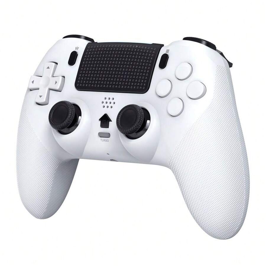 A Wireless Controller Compatible With The P5, P5 Slim, P5 Pro, PC, Featuring A Hall-Effect Joystick, Dual Vibration Motors, A Six-Axis Gyroscope, Macro Programming, Turbo Mode, 1000mAh Battery, Built-In Speaker, Microphone, 3.5mm Headphone Jack. - View 1