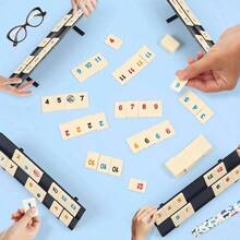 Mahjong Standar Israel, Kartu Mahjong Digital, Rummy, Permainan Meja Klasik, Permainan Santai, Permainan Papan Multipemain, Versi Perjalanan - MultiWarna - View 2