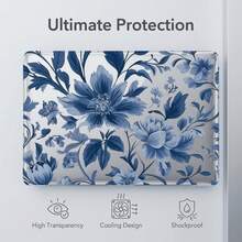 1 قطعة بطانية حماية شفاف من الكريستال مقاوم للصدمات، مناسب ل- MacBook/Matebook، بطانية صلب من البولي كربونات شفاف بالكامل مع فتحات تهوية، ملائم تمامًا لغطاء الكمبيوتر المحمول، متوافق مع 13 Neo/13.3 Air/13.3 Pro/13.6Air/14.2 Pro/15Air/16.2Pro/D16/14 Ultra - مشاهدة 2