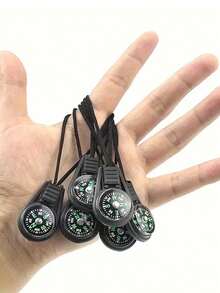 Mini Survival Compass - Waterproof, Acrylic, Essential Outdoor Adventure And Exploration Tool, With Lanyard, No Battery Or Magnesium Rod Required - A - View 1