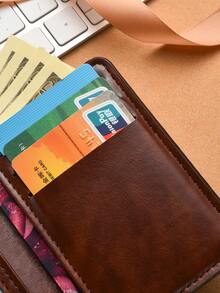 Ultra-Thin Card Holder Multi-Slot Bank Card Wallet Mini Wallet One-Piece Driver's License Holder Card Sleeve Credit Card - Multicolor - View 9