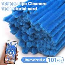 101 Pcs DIY Chenille Stem Set + Video Tutorial– 31 Colors Encrypted Chenille Stems, 30cm Fuzzy Pipe Cleaners – Suitable For Valentine's Day, Party Decoration, Christmas Decor And More– High Quality – Adult Crafts And Commercial Use - Monochrome - View 40