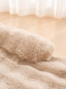 Faux Rabbit Fur Pet Sofa Pad, Pet Sofa Accessory, Thickened Pet Bed-Style Sofa Cushion, Pet-Friendly Sofa Seat Pad, Non-Slip Bottom, Easy To Clean, Suitable For Cats And Dogs - Khaki - View 6
