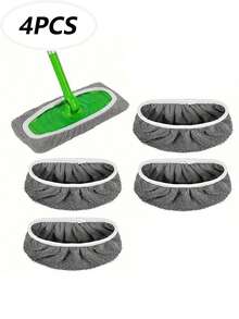 Super Absorbent Reusable Mop Cloth, Dry & Wet Flat Mop Pad, Washable Mop Pad, Suitable For Hardwood Floor Cleaning: Durable, Dry & Wet Use, Mop Head Not Included, High Absorbency Material, Cleaning Supplies, Home Essentials - Multiple Styles - View 22