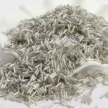 50g≈1000顆 1.7x7mm 薄玻璃管珠，多色，散珠，適用於手工DIY珠寶、配件和裝飾 - 管珠 - 查看 21