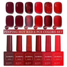 Set Kutek Gel 6 Warna dengan Botol yang Sesuai Warna, Cocok untuk Manikur Wanita di Musim Semi, Gugur, Dingin, dan Musim Panas, Manikur DIY di Rumah, Penataan Manikur Sehari-hari, Set Gel Warna-warni untuk Penggunaan Pribadi, Manikur di Rumah dan Desain Manikur Musiman - MultiWarna - View 22