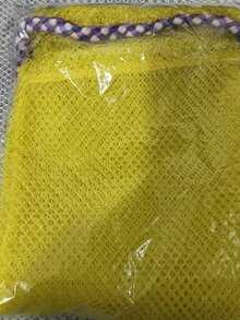 1pc African Mesh Exfoliating Bath Sponge Set, Double-Sided Design, Gentle/Rough Exfoliation, Efficient Body Scrubbing, Premium Mesh Material, Convenient Hanging Rope Design, Loofah Bath Sponge, Body Sponge - Multicolor - View 15