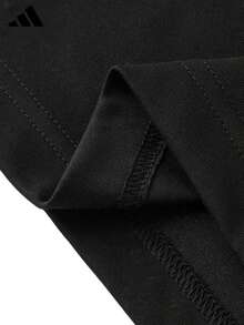 Adidas Men's Summer Sports Casual Versatile Comfortable Short Sleeve T-Shirt - Black/White - View 8