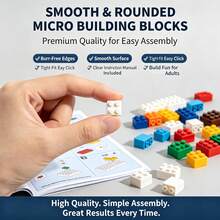 Khối xây dựng nhiều màu phù hợp cho & - Chủ đề hoa phối hợp, đồ chơi khối xây dựng & quà tặng ngày lễ (Giáng sinh, Halloween) - Nhiều màu áp dụng cho, tiệc - Khối xây dựng, không bao gồm bình hoa - Nhiều màu - Xem 7