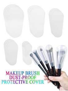 10/5PCS Makeup Brush Dust-Proof Protection Cover, Bristle Cover For Preventing Bristle Shedding, Brush Storage Case With Bristle Cover For Dust Prevention. - Multicolor - View 1