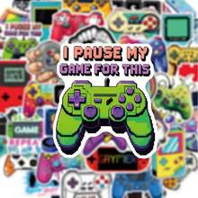50Pcs Colorful Game Controller & Game Console Pattern Stickers ...