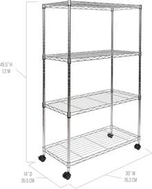 Utility Shelves - Black - View 3