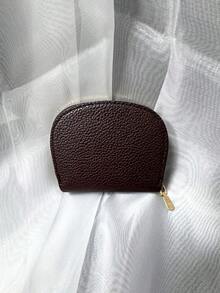 Shiseido Portable Lightweight Travel Makeup Bag With Dust-Proof Zipper, Suitable For Weekend Trips And Daily Carry, Thoughtful Holiday Gift - Coffee Brown - View 1