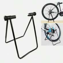 Bicycle Trainer Stationary Bike Cycle Stand Indoor Exercise Hi-Quality Foldable. - Black - View 6