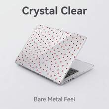 1-Piece Clear Crystal Shockproof Protective Case For MacBook/Matebook,Full Transparent Hard PC Cover With Cooling Vents,Snug Fit Laptop Shell,Compatible With 13 Neo/13.3 Air/13.3 Pro/13.6Air/14.2 Pro/15Air/16.2Pro/D16/14 Ultra - View 1