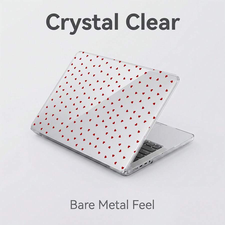 1-Piece Clear Crystal Shockproof Protective Case For MacBook/Matebook,Full Transparent Hard PC Cover With Cooling Vents,Snug Fit Laptop Shell,Compatible With 13 Neo/13.3 Air/13.3 Pro/13.6Air/14.2 Pro/15Air/16.2Pro/D16/14 Ultra - View 1