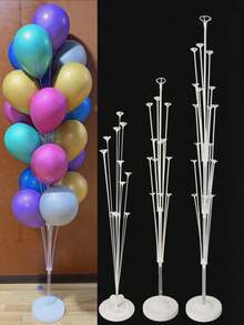 70/100/130/160cm Balloon Support Column, Floating Pole, Suitable For Wedding Birthday Decoration Scene Arrangement, Wedding Display Rack, Christmas, Balloon Column - Multicolor - View 6