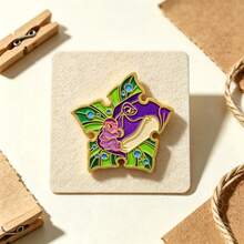 Cartoon Dinosaur Enamel Lapel Pins, Cute Dinosaur Brooch, Metal Animal Badge For Jacket Backpack Hat Decor, Novelty Gift For Dinosaur Lovers - Multicolor - View 7