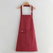1pc Long Apron For Women, Lightweight And Breathable, Multi-Functional Pocket Design, Dedicated Phone Pocket, Kitchen Cooking Protection, Suitable For Kitchen Cooking, Restaurant, Party Gathering, Gift For Family - Multicolor - View 14